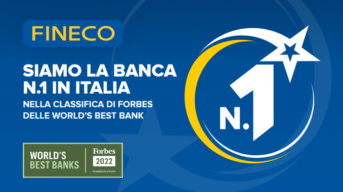 Fineco è la banca italiana n.1 secondo Forbes - Alberto Vischi 
